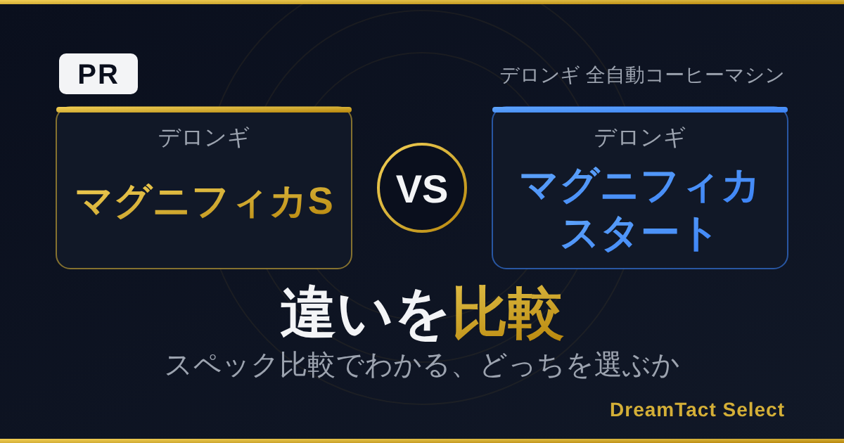 マグニフィカSとマグニフィカ スタートの違いは？3機種をスペック比較
